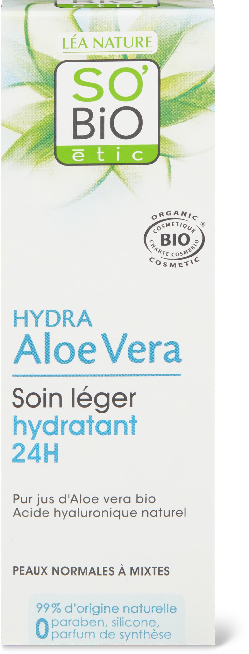 Hydra Aloe Vera leichte Feuchtigkeitscreme Aloe Vera & Hyaluronsäure